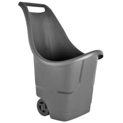 Садовая тачка Serinova на колесах 50 л антрацитовая Садовая тачка Serinova на колесах 50 л антрацитовая