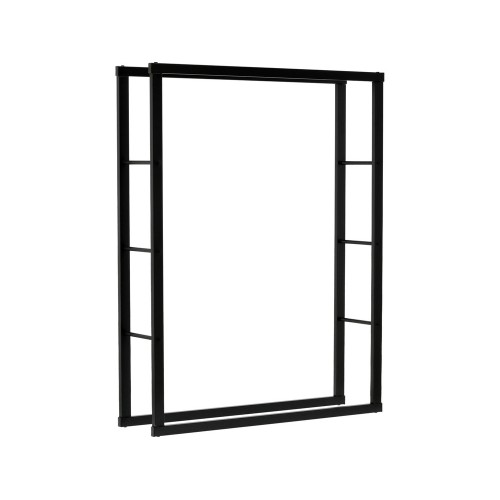 Стеллаж для дров стальной VOREL от 30 см, высота 100 см, 33317