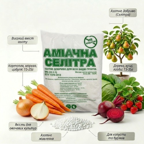 Аммиачная селитра 1 кг 
