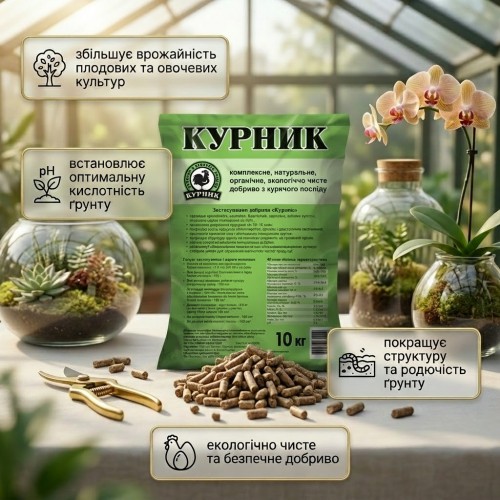 Курячий послід Курник (гранульований) 10 кг