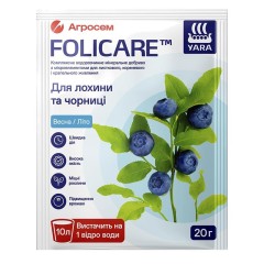 Удобрение NPK 12-46-8 для голубики и черники Весна-Лето 20 г Yara Folicare