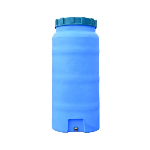 Емкость пластиковая вертикальная Пласт Бак 100 л голубая