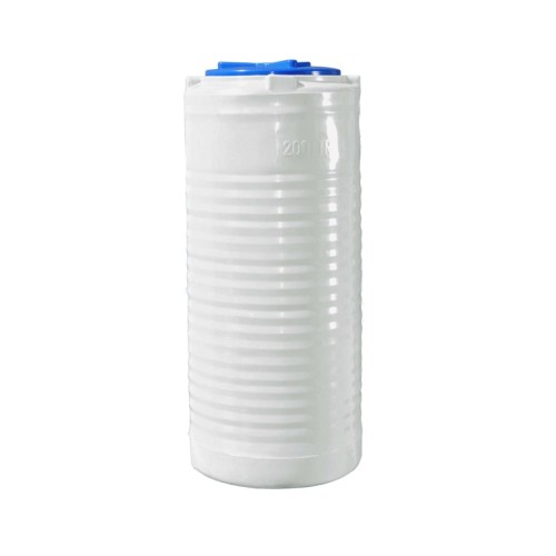 Емкость пластиковая вертикальная Европласт 200 л белая, толщина стенки 3,5 мм.