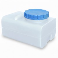 Ємність квадратна Пласт Бак 100 л біла