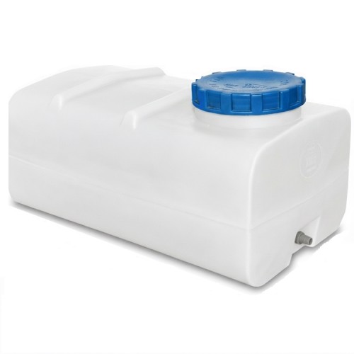 Емкость прямоугольная Пласт Бак 300 л широкая горловина белая