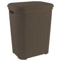 Кошик для білизни Planet Flexi 55 л темно-коричневий