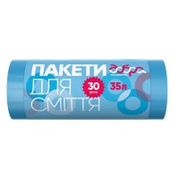 Пакеты для мусора Добра Господарочка 35 л 30 шт 7 мкм синие