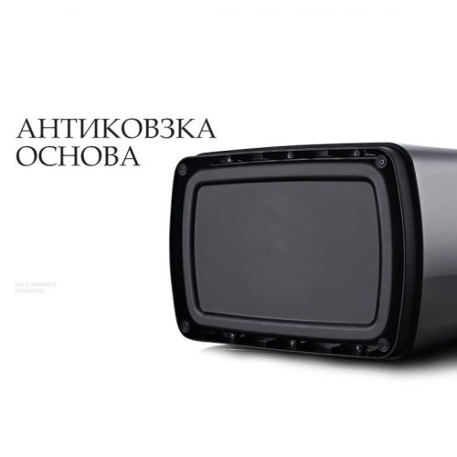 Ведро сенсорное JAH 30 л прямоугольное серебристый металлик с внутренним ведром