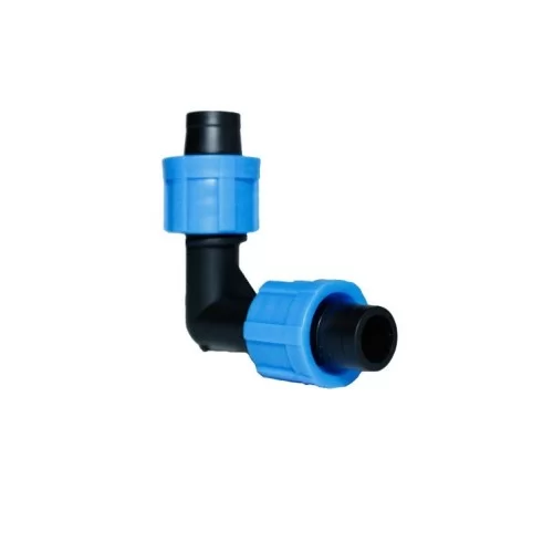 Колено зажимное для капельной ленты SantehPlast