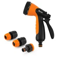 Пистолет для полива Bradas 8 функций с комплектом для подключения ECO-2068SET