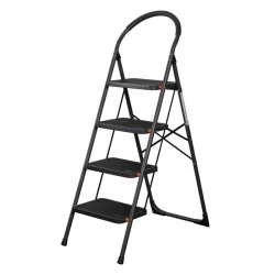 Складная стремянка стальная Bradas 4 ступени, высота последней ступени 98 см, DIY-LD01/4