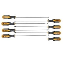 Набор отверток с удлиненными стержнями VOREL 325 мм SL PH TORX CR-V 8 шт