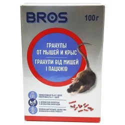 Гранули Bros від мишей та щурів 100 г