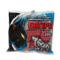 Багіра отрута-принада в брикетах) 200 г