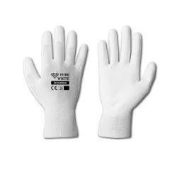 Перчатки защитные Bradas RWPWH8 PURE WHITE полиуретан, размер 8