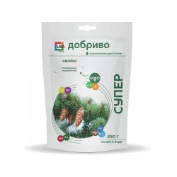 Удобрение Супер для хвой и декоративных культур водорастворимое кристаллическое 250 г