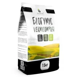 Биогумус вермикомпост 15 кг Wormi Farm