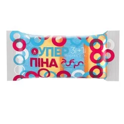 Губки кухонные супер пена Добра Господарочка 4 шт цветные 95 х 65 х 38 мм