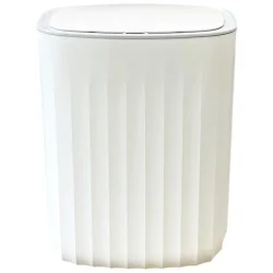 Ведро сенсорное для мусора JAH 12 л прямоугольное бело-серое Ведро сенсорное для мусора JAH 12 л прямоугольное бело-серое